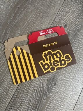 Justin Bieber Tim Biebs Brown, Yellow & Red Box, 10 pkg